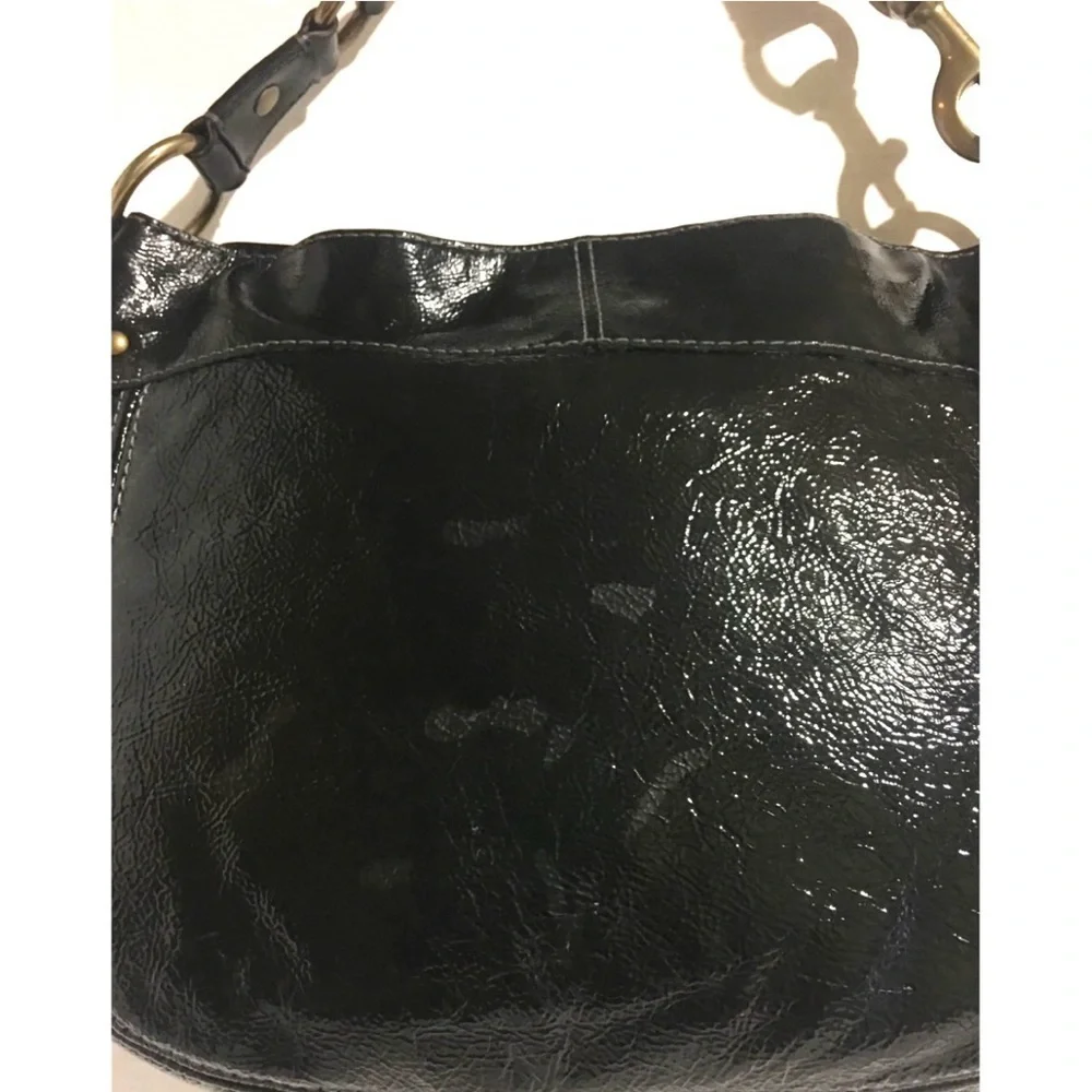 Coach vintage black  patent leather handbag